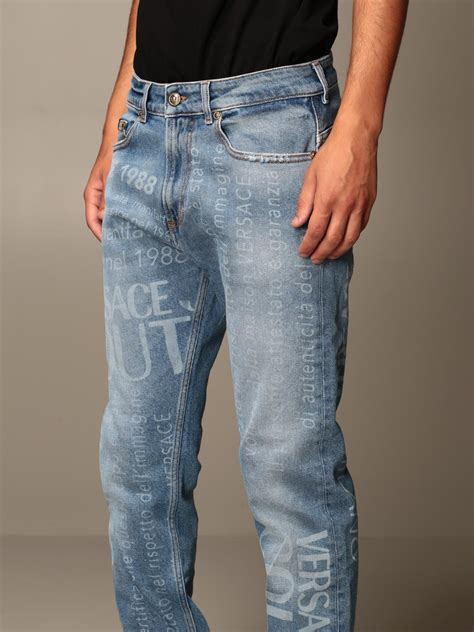 jeans versace bianvo|versace men's jeans.